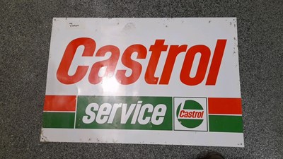 Lot 554 - CASTROL GTX SIGN