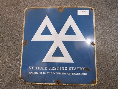 Lot 562 - MOT SIGN