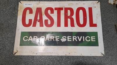 Lot 589 - CASTROL SERVICE SIGN