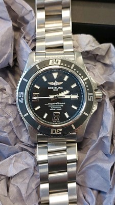 Lot 267 - BREITLING SUPEROCEAN AUTOMATIC WATCH