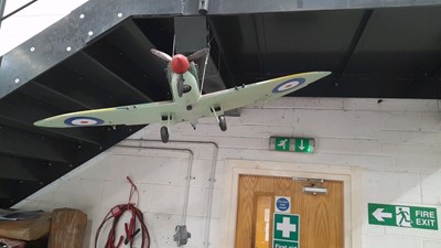 Lot 307 - LARGE MODEL SPITFIRE AEROPLANE