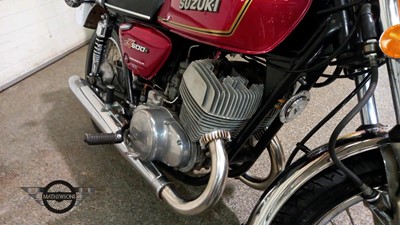 Lot 609 - 1977 SUZUKI GT500