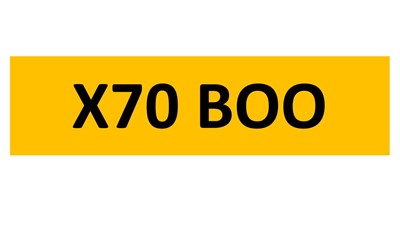 Lot 216 - REGISTRATION ON RETENTION - X70 BOO