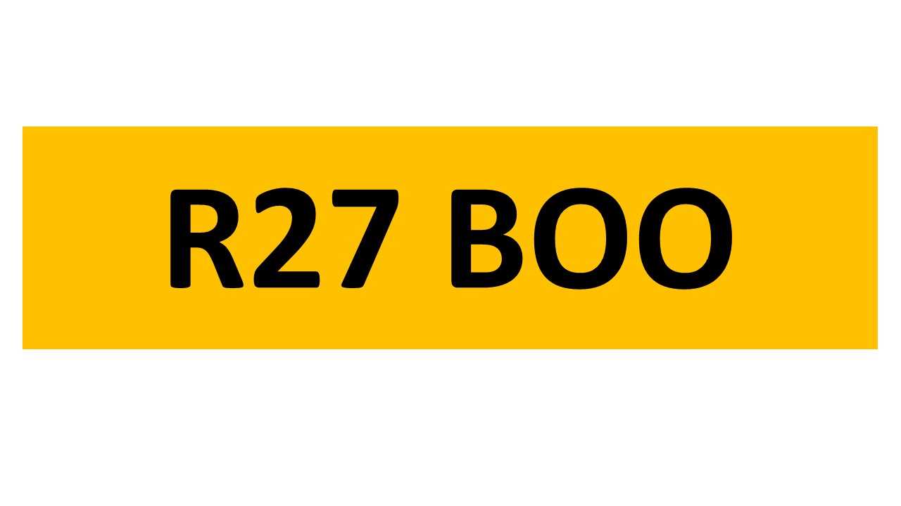 Lot 218 - REGISTRATION ON RETENTION - R27 BOO