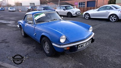 Lot 657 - 1976 TRIUMPH SPITFIRE 1500