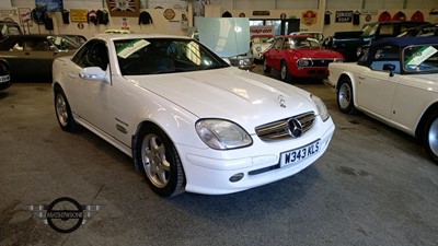 Lot 671 - 2000 MERCEDES SLK 200 KOMPRESSOR