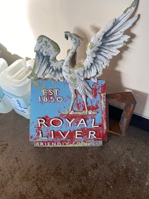 Lot 682 - ROYAL LIVER SOCIETY SIGN