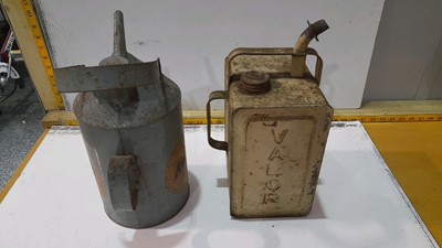 Lot 109 - TWO PARAFFIN TINS