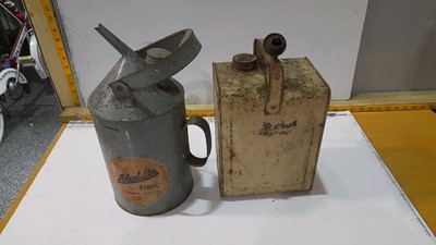 Lot 109 - TWO PARAFFIN TINS