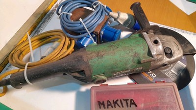 Lot 141 - MAKITA POWERTOOL AND ASSORTED POWER CABLES