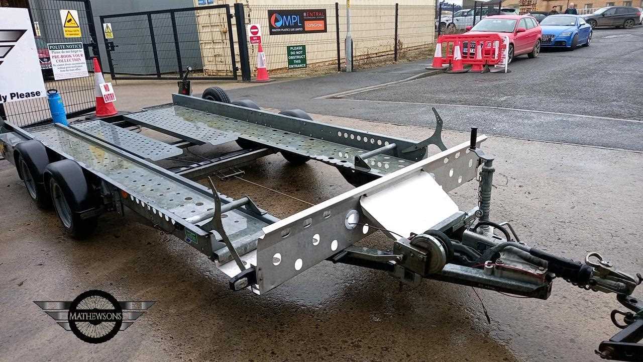 Lot 688 - TWIN AXLE CAR TRAILER