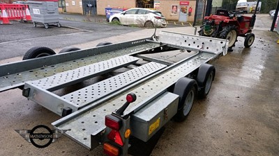 Lot 688 - TWIN AXLE CAR TRAILER