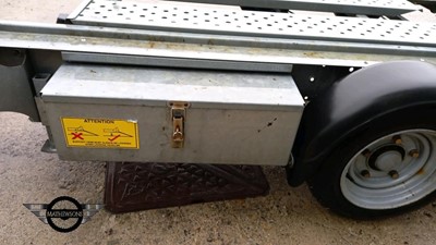 Lot 688 - TWIN AXLE CAR TRAILER