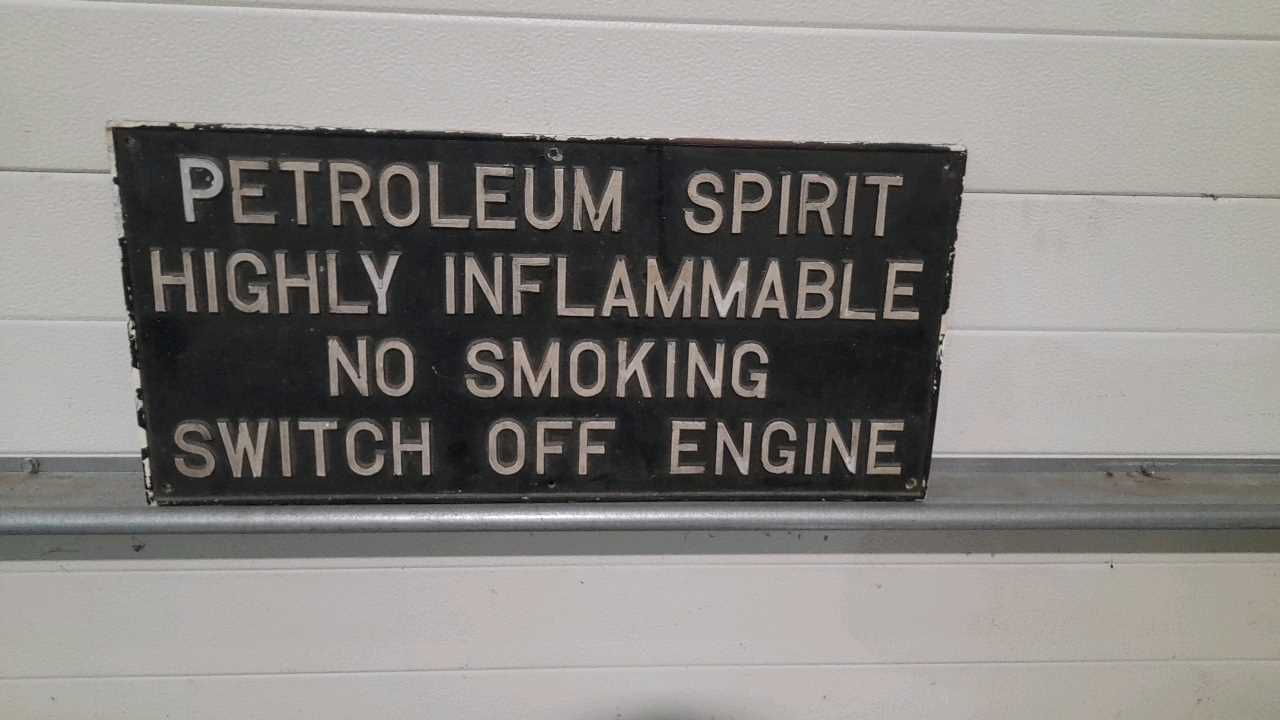 Lot 149 - PETROLEUM SPIRIT WARNING SIGN