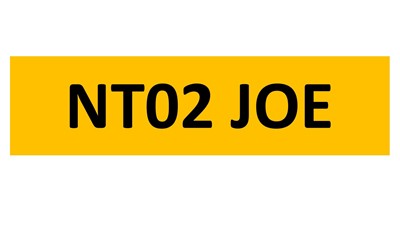 Lot 29 - REGISTRATION ON RETENTION - NT02 JOE