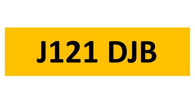 Lot 41 - REGISTRATION ON RETENTION - J121 DJB