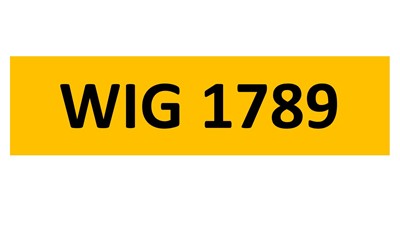 Lot 57 - REGISTRATION ON RETENTION - WIG 1789