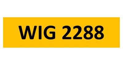 Lot 82-3 - REGISTRATION ON RETENTION - WIG 2288