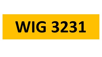 Lot 65 - REGISTRATION ON RETENTION - WIG 3231