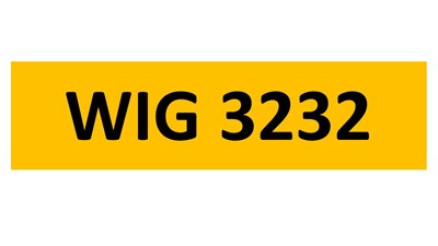 Lot 67 - REGISTRATION ON RETENTION - WIG 3232