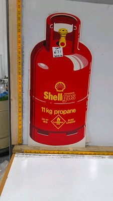 Lot 671 - SHELL GAS POSTER