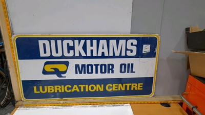 Lot 701 - DUCKHAMS MOTOR OIL SIGN