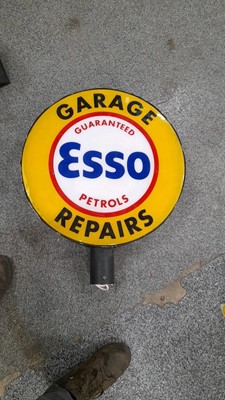 Lot 721 - ROUND ESSO GARAGE REPAIRS ILLUMINATED SIGN