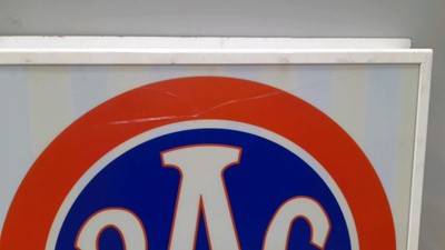 Lot 725 - RAC ILLUMINATED DOUBLE SIDED SIGN