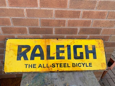 Lot 730 - RALEIGH SIGN