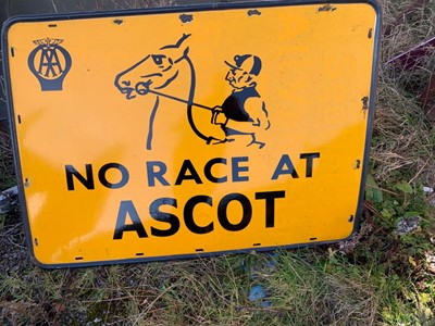 Lot 734 - AA ROYAL ASCOT SIGN