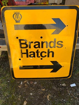 Lot 735 - AA BRANDS HATCH SIGN