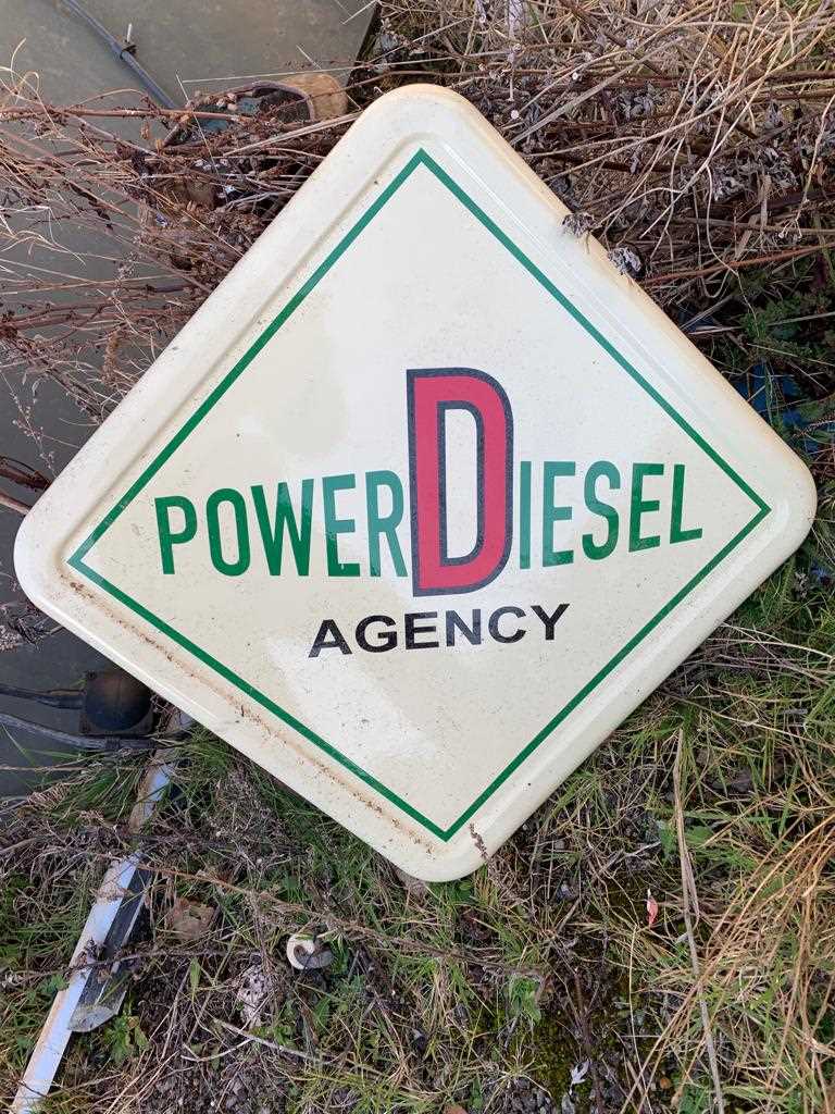 Lot 736 - POWER DIESEL SIGN