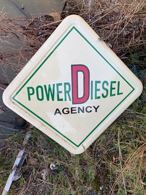 Lot 736 - POWER DIESEL SIGN