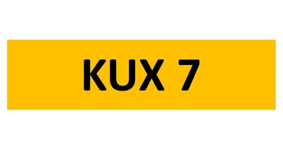 Lot 204-3 - REGISTRATION ON RETENTION - KUX 7