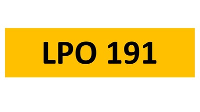 Lot 113-3 - REGISTRATION ON RETENTION - LPO 191