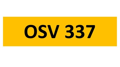 Lot 239 - REGISTRATION ON RETENTION - OSV 337