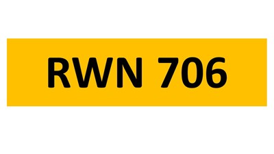 Lot 122-3 - REGISTRATION ON RETENTION - RWN 706