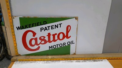 Lot 49 - WAKEFIELD CASTROL SIGN SINGLE SIDED