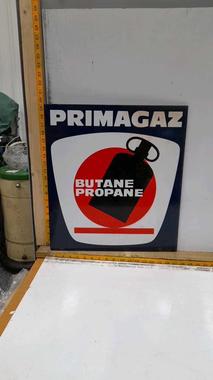 Lot 73 Primagaz Butane Propane Double Sided Sign