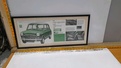 Lot 563 - 3X FRAMED EARLY MINI BROCHURES