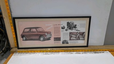 Lot 563 - 3X FRAMED EARLY MINI BROCHURES