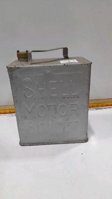 Lot 539 - 2 GALLON SILVER SHELL PETROL CAN