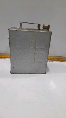 Lot 539 - 2 GALLON SILVER SHELL PETROL CAN