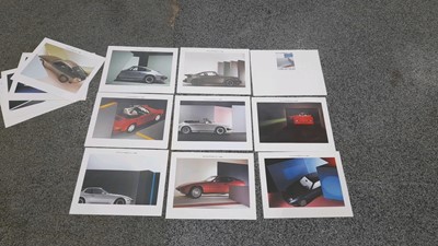 Lot 595 - SELECTION OF PORCHE PRINTS