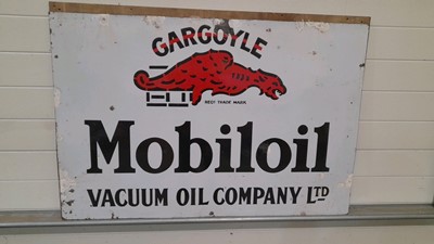 Lot 235 - GARGOYLE MOBIL OIL SIGN