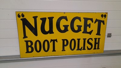 Lot 239 - NUGGET BOOT POLISH SIGN