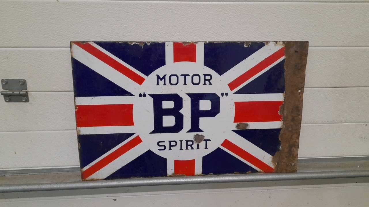 Lot 263 - MOTOR BP SPIRIT SIGN