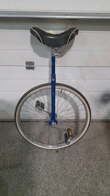 Lot 607 - BLUE UNICYCLE