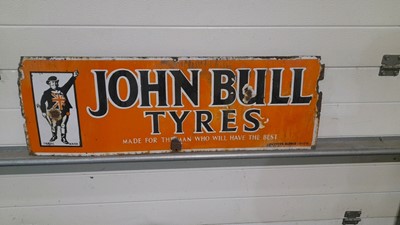 Lot 331 - JOHN BULL TYRES SIGN