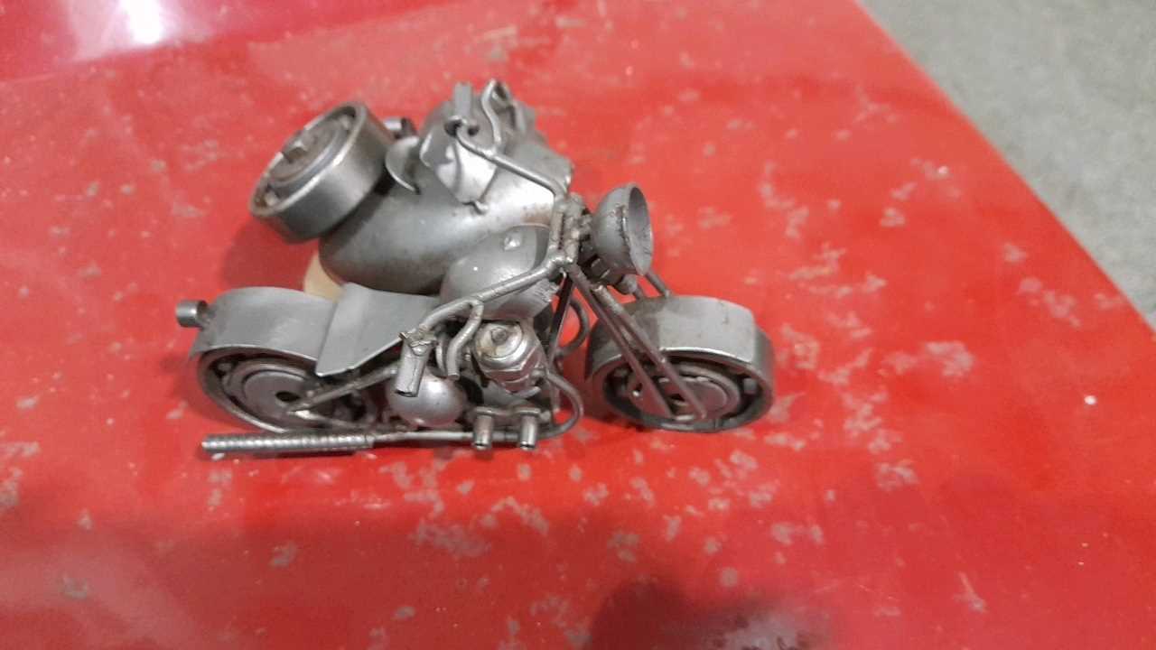 Lot 631 - MOTOR CYCLE AND SIDECAR MADE FROM CAR PARTS